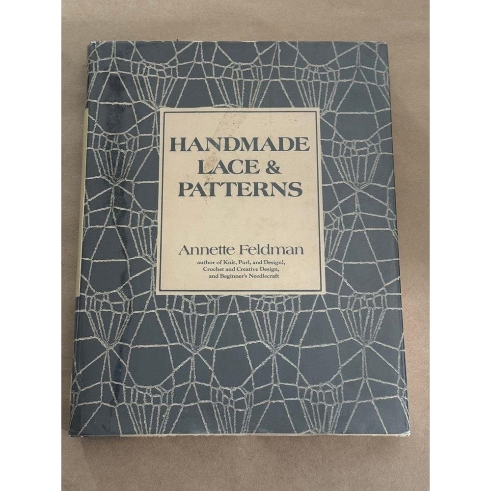 Harper & Row Handmade Lace & Patterns Hardcover 1975 First Edition Black/Grey